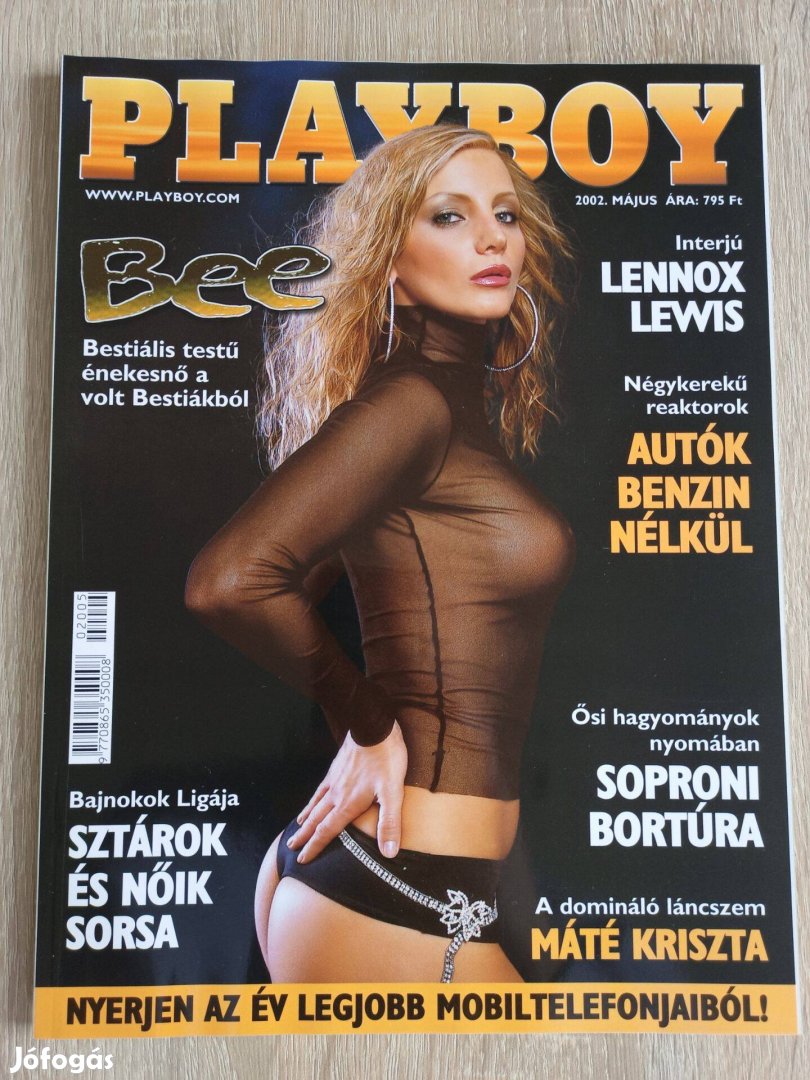 Playboy 2002 május Bee hibátlan