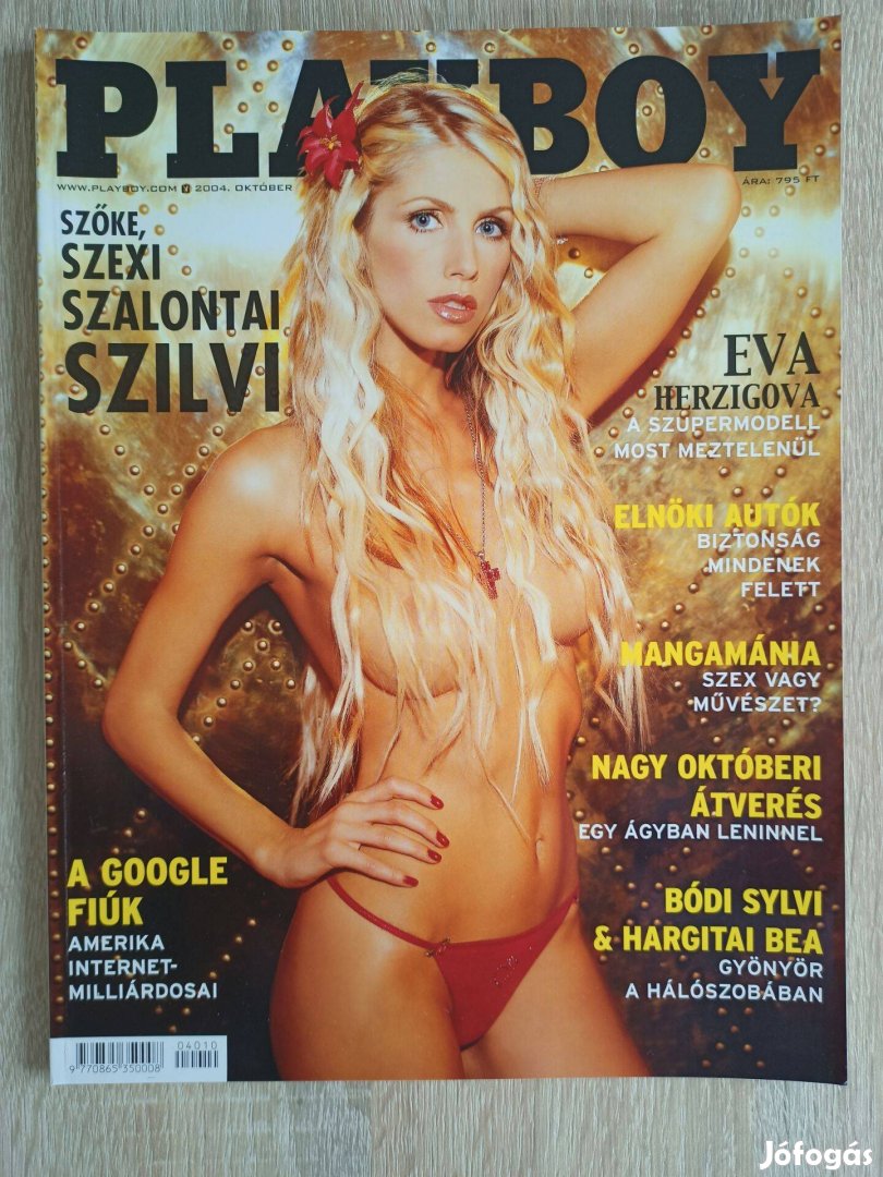 Playboy 2004 október Szalontai Szilvi