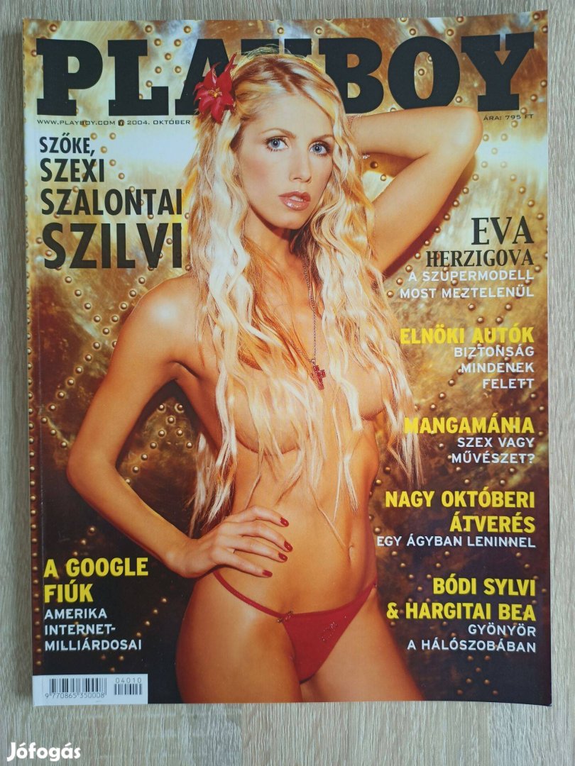 Playboy 2004 október Szalontai Szilvi hibátlan