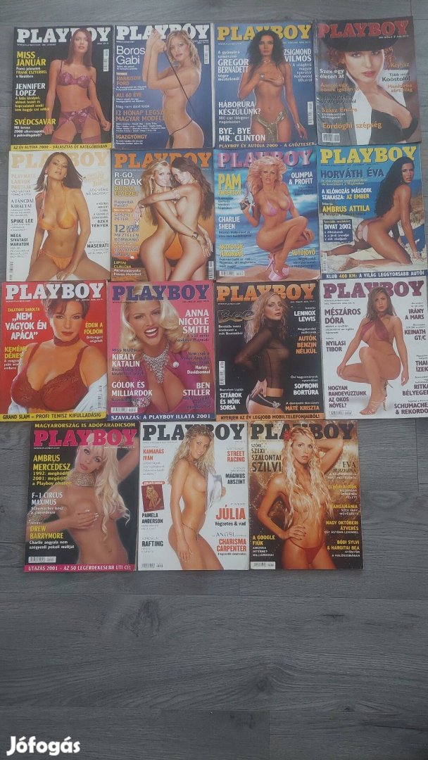 Playboy, CKM, FHM újságok magazinok 