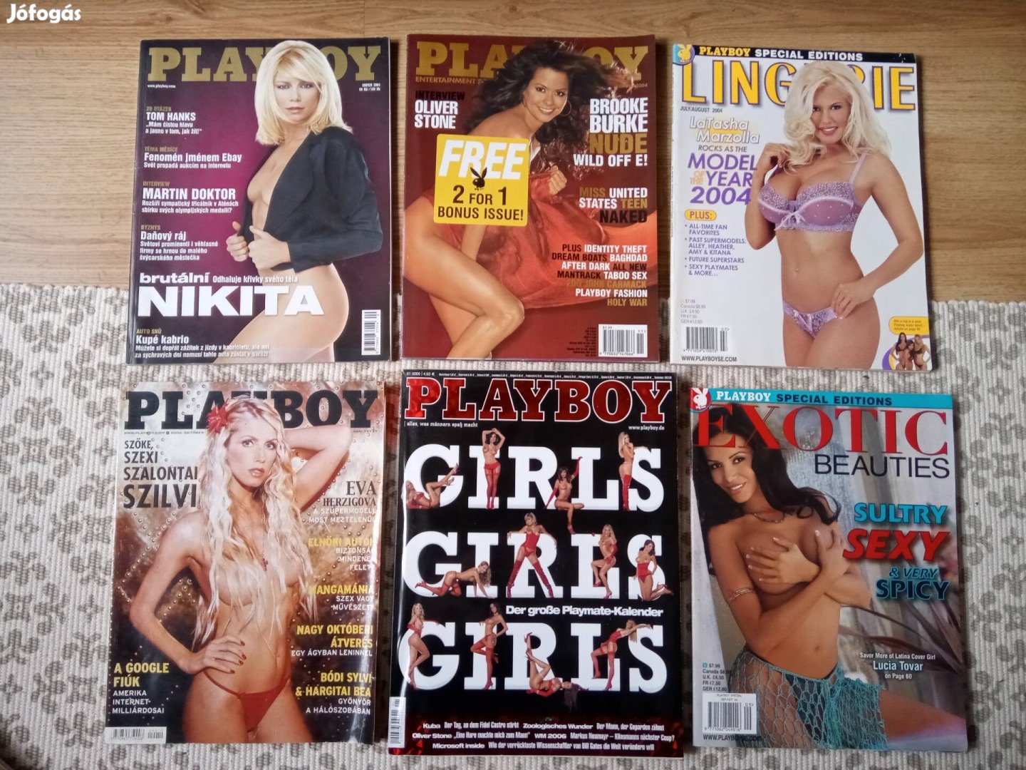 Playboy és CKM magazinok