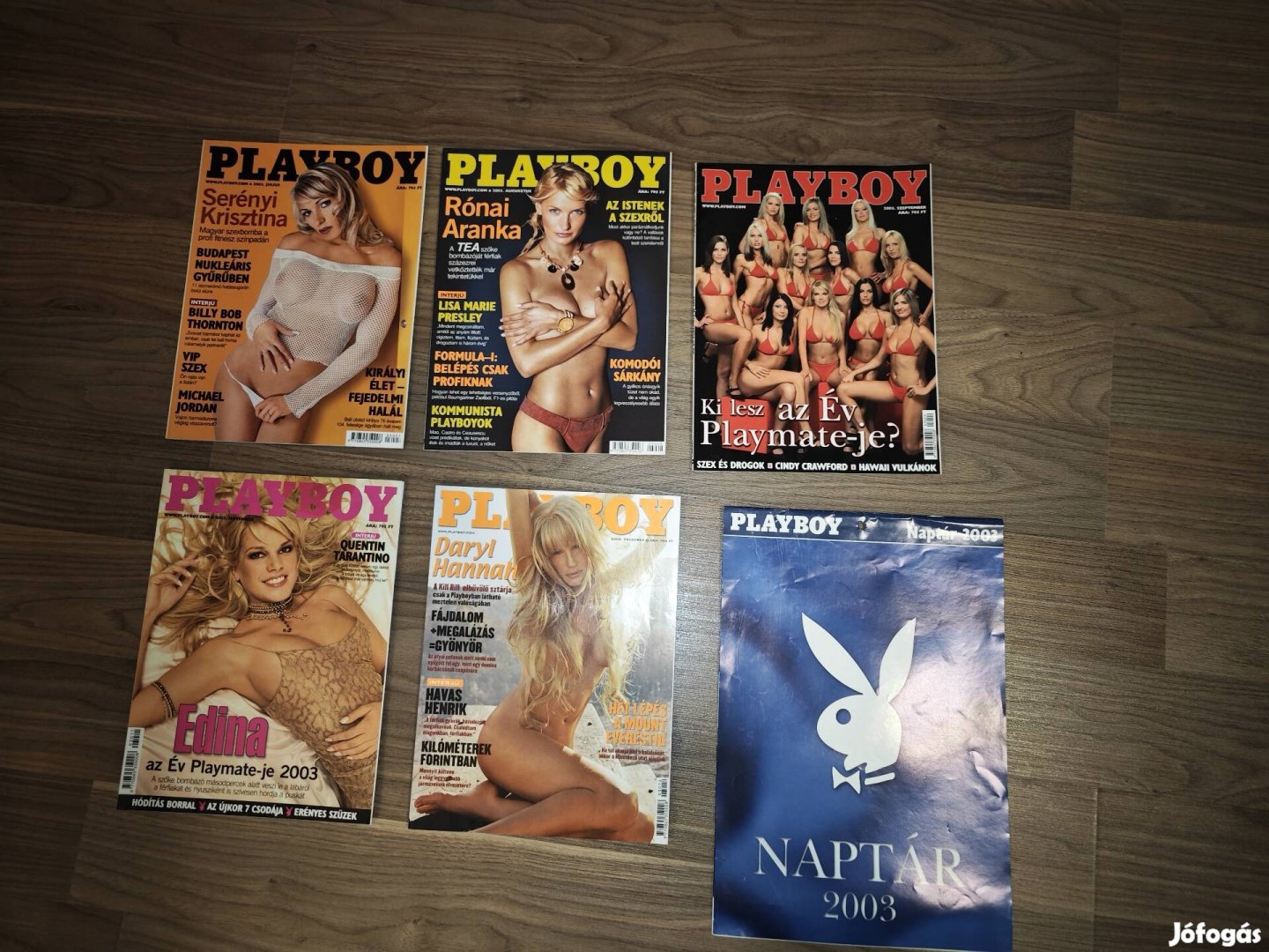 Playboy magazin 2003-as évfolyamból 11db.