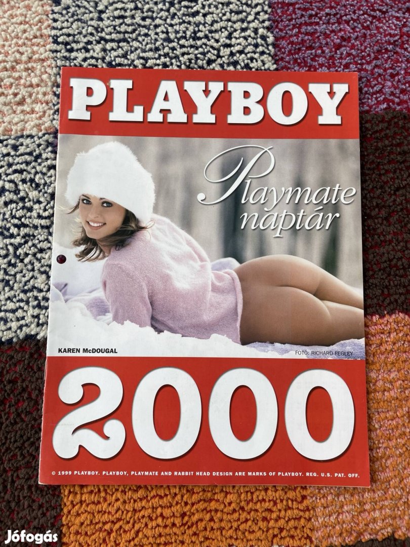 Playboy magazin naptár 2000