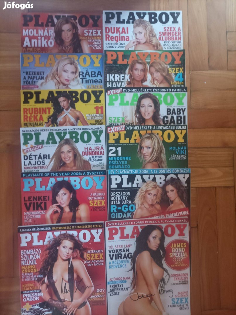 Playboy magazinok eladóak