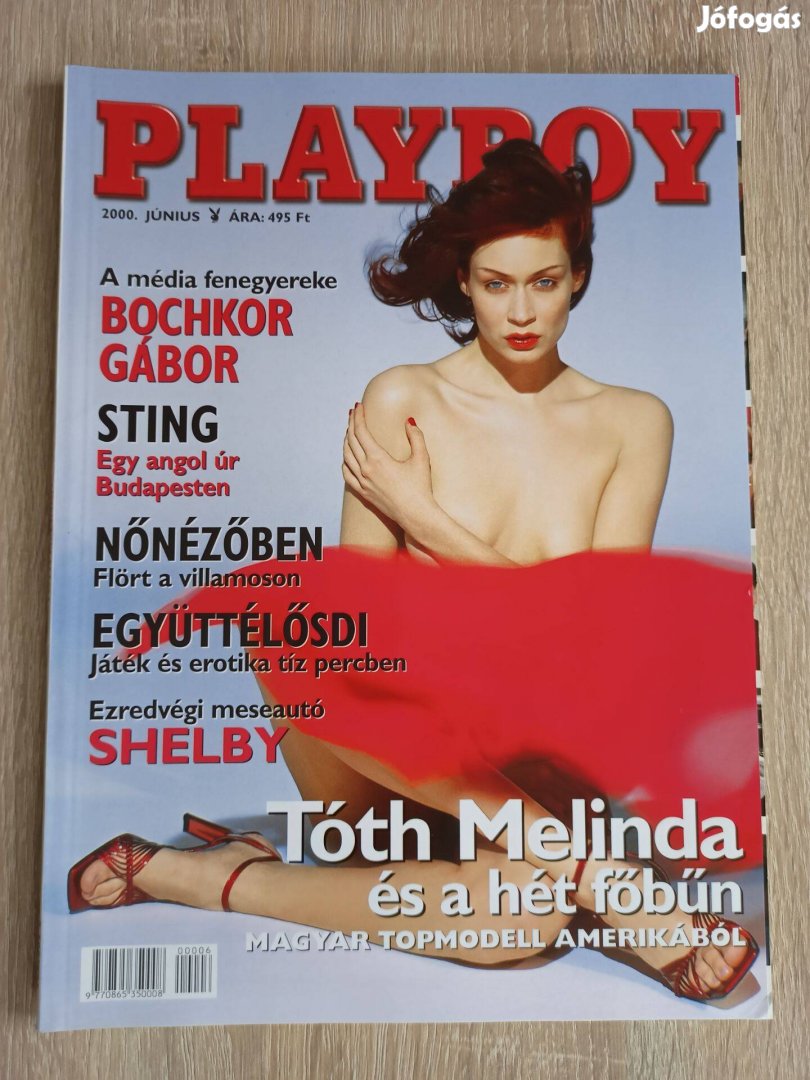 Playboy újság 2000 június Tóth Melinda gyűjtői, hibátlan darab