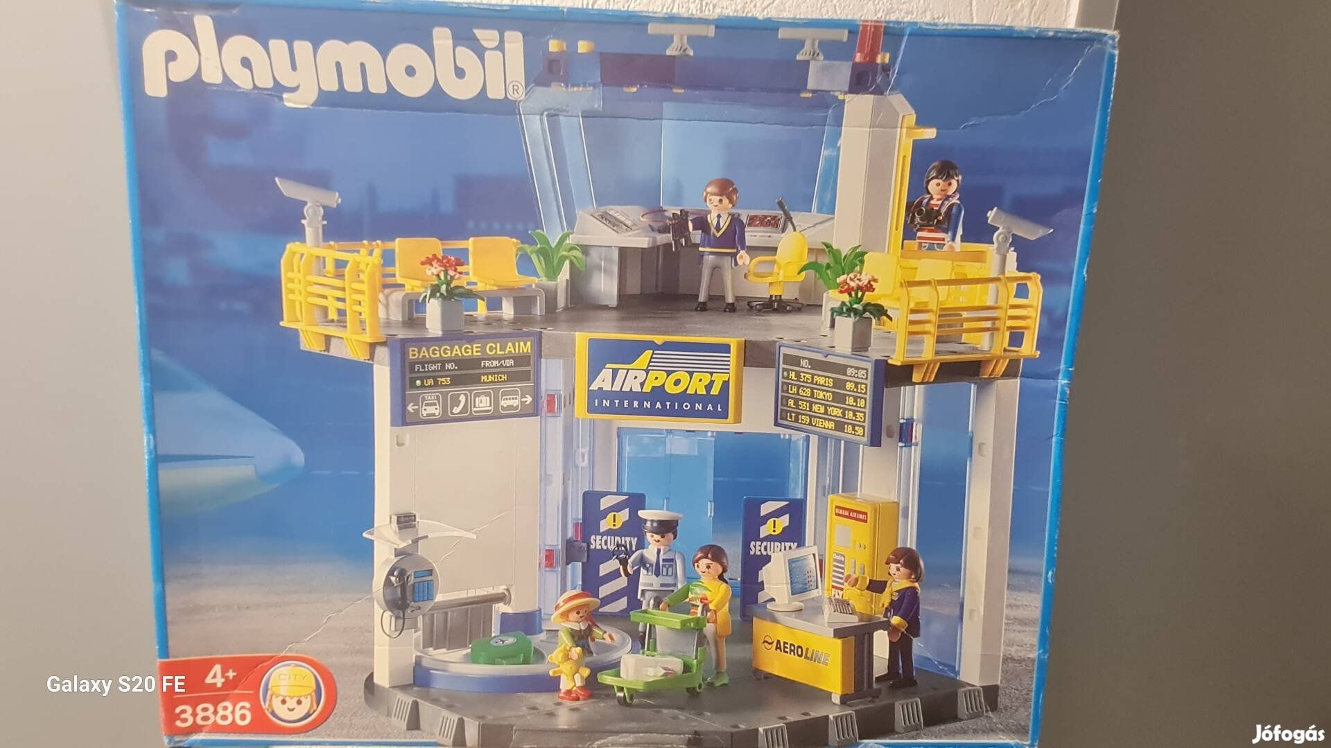 Playmobil 3886, Repülőtér, új,  bontatlan 