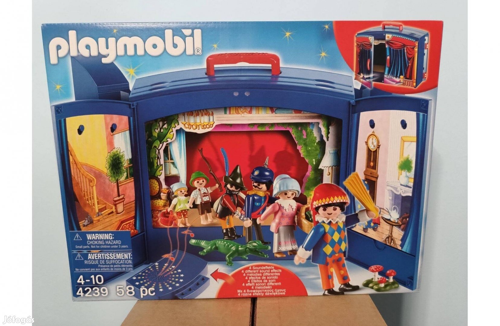 Playmobil 4239 Hordozható Bábszínház Új Bontatlan