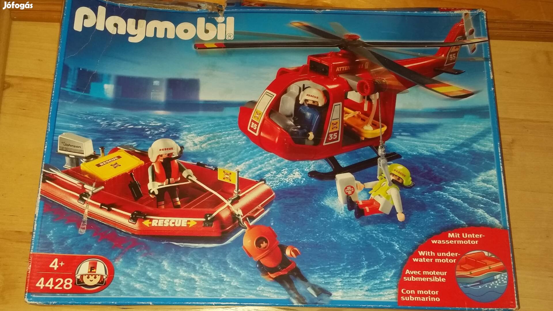 Playmobil 4428 helikopteres vízimentők