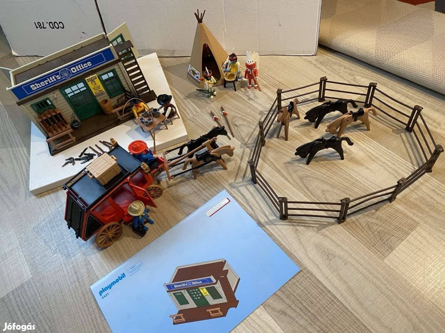 Playmobil 4431. Western szett.  Teljesen újszerű!! 
