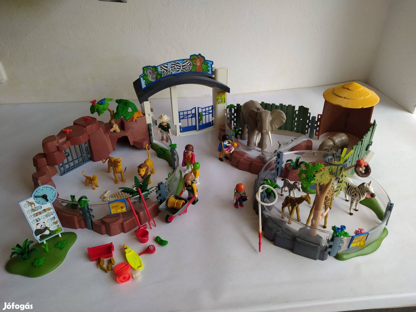 Playmobil 4850 nagy állatkert szép állapotban