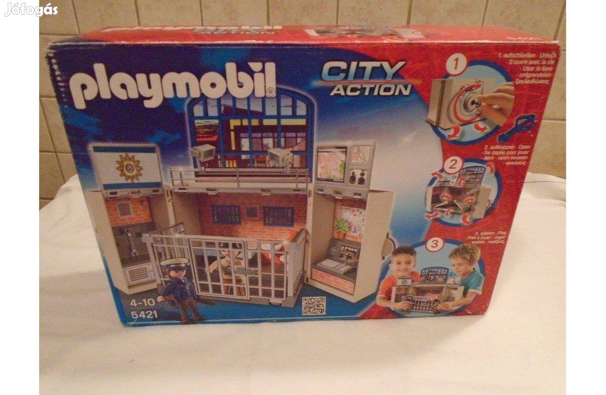 Playmobil 5421 Cellás Rendőrségi épület kompletten - City Action