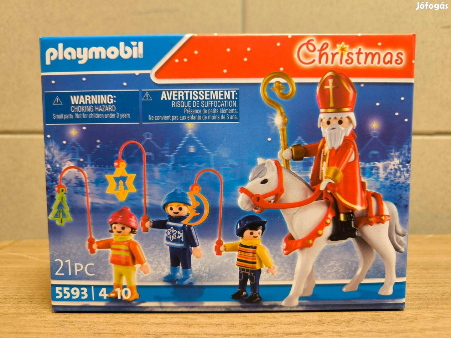 Playmobil 5593 Szent Miklós gyermekkísérete lámpásokkal új, bontatlan