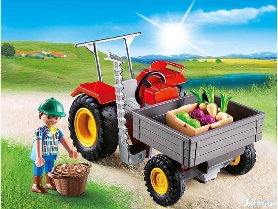 Playmobil 6131 Elölplatós Traktor