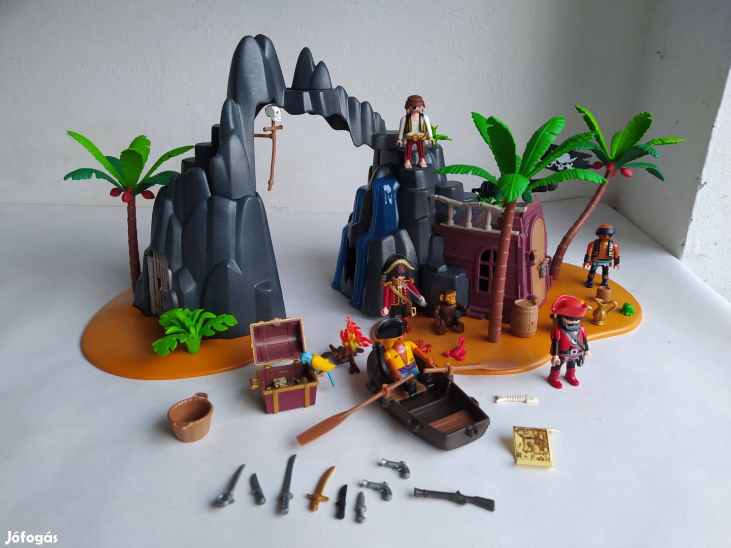 Playmobil 6679 kalózok kincses szigete szép állapotban