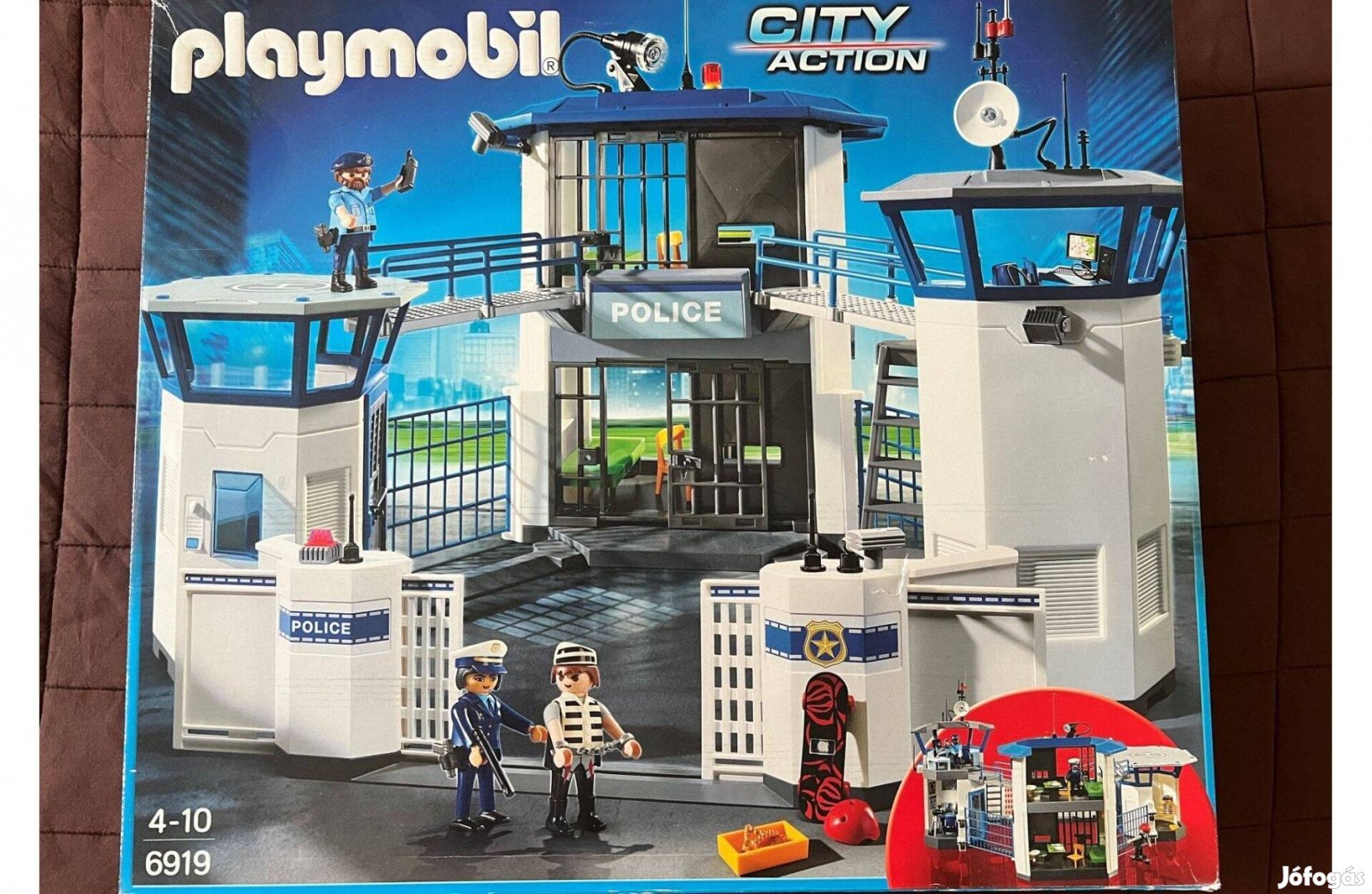 Playmobil 6919 Rendőr főkapitányság cellákkal