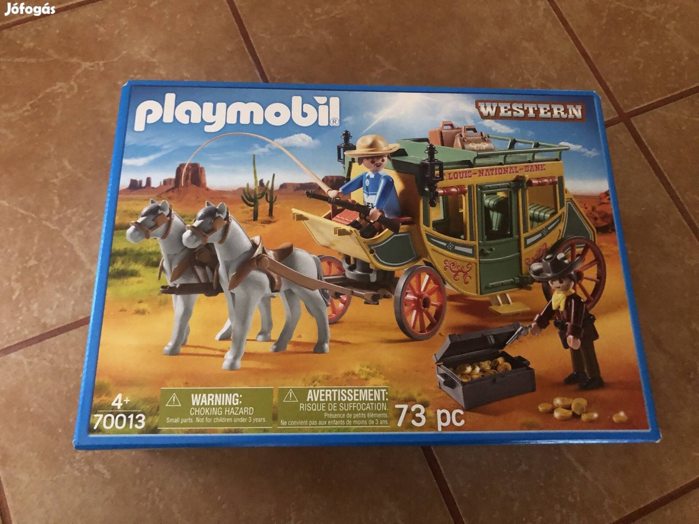 Playmobil 70013 Western lovaskocsi postakocsi szekér