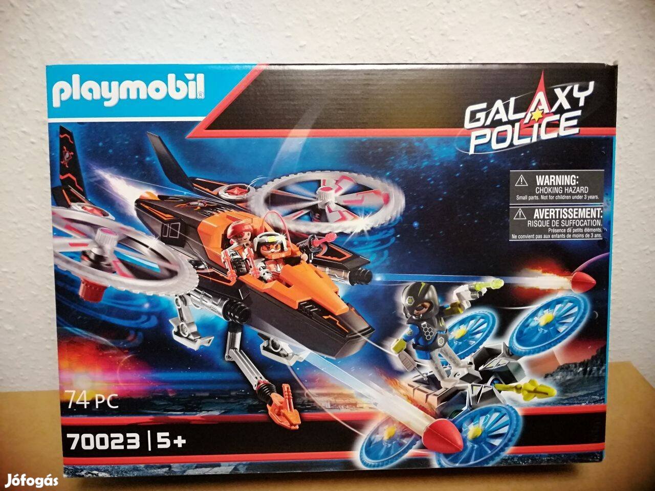 Playmobil 70023 Űrkalózok helikopter új, bontatlan