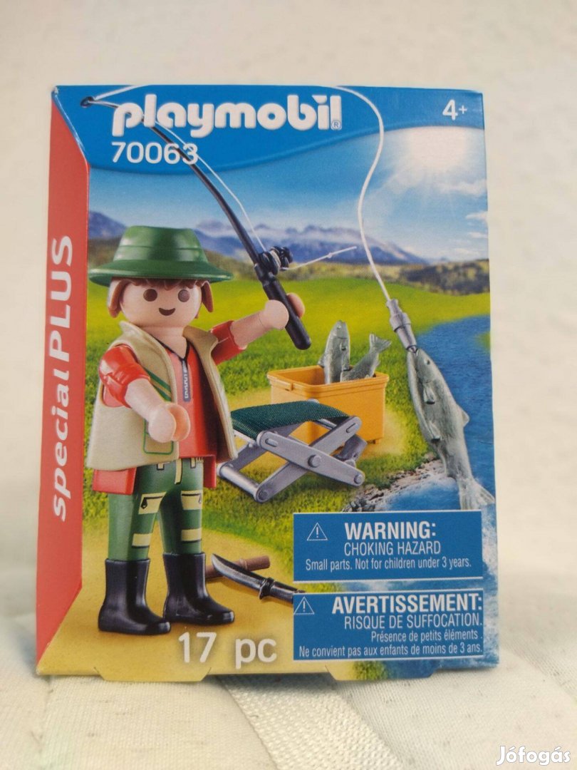 Playmobil 70063 Horgász új, bontatlan