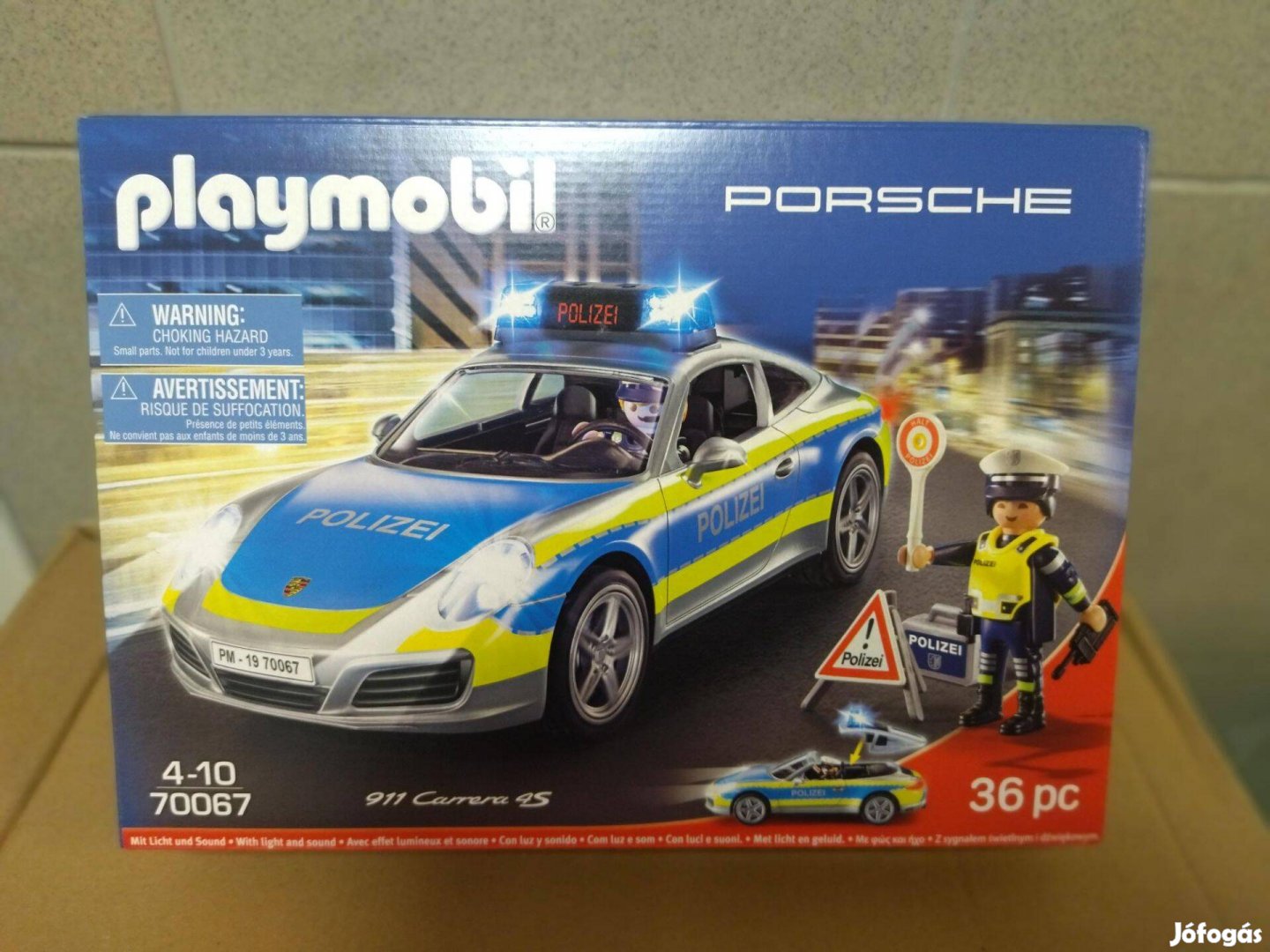 Playmobil 70067 Porsche 911 Carrera 4S új, bontatlan