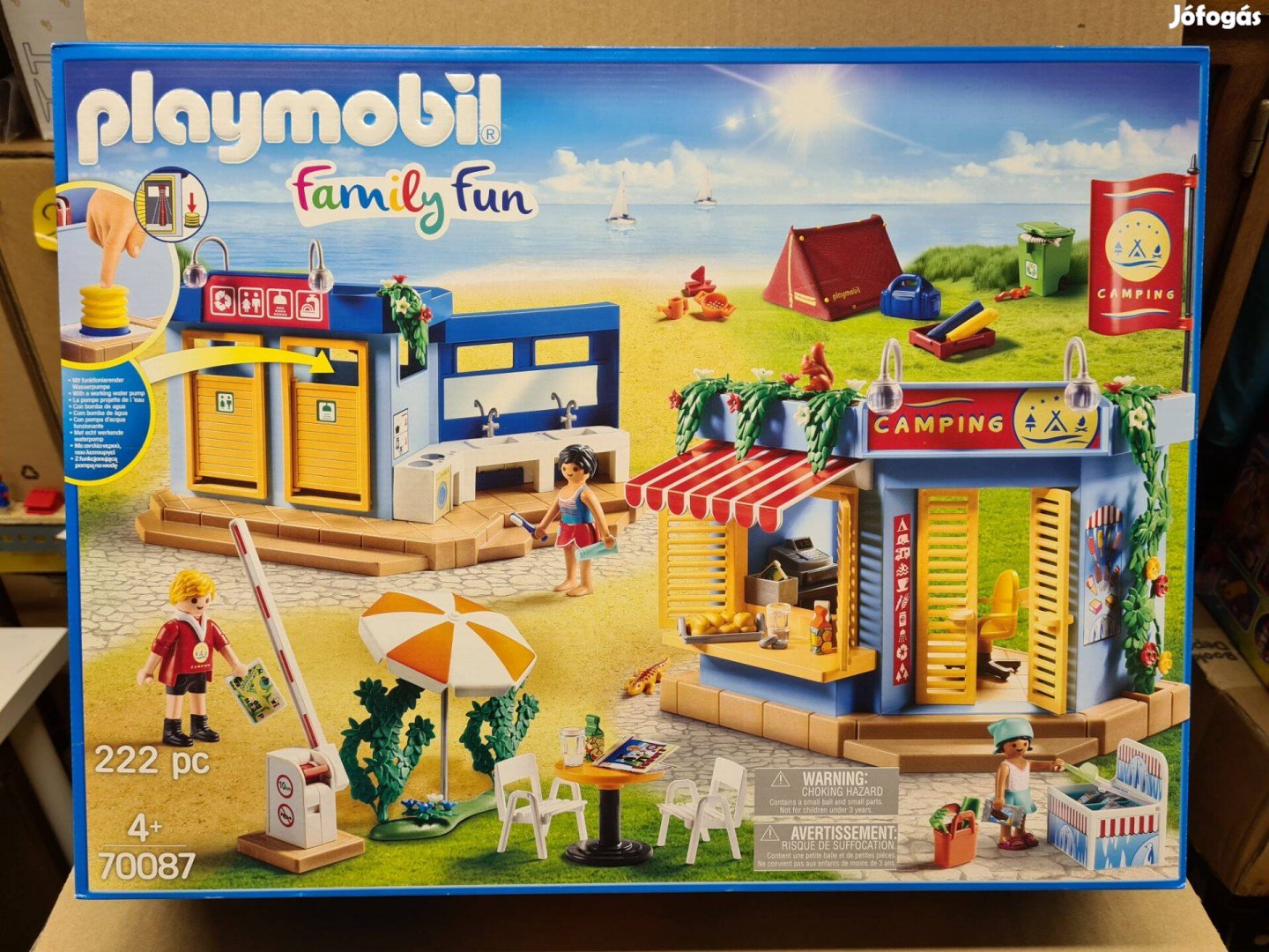 Playmobil 70087 Family Fun Vidám család nagy kempinggel Bontatlan