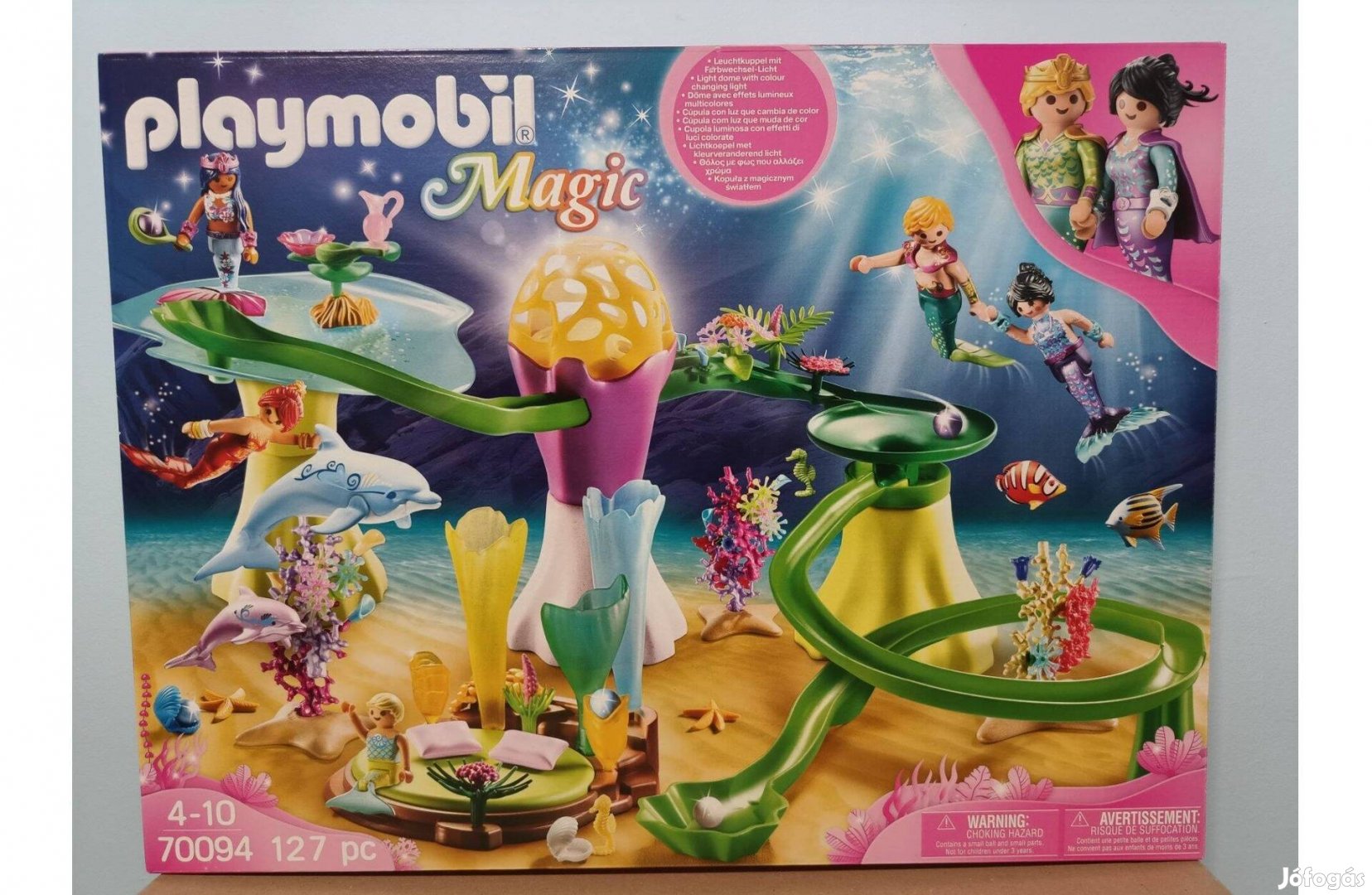 Playmobil 70094 Korall Sellőöböl Világító Kupolával Új Ingy Száll Bpen