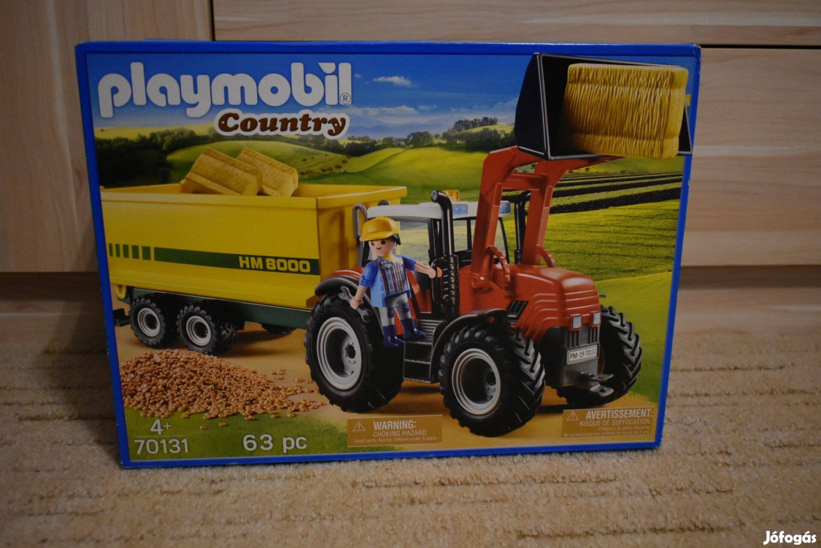 Playmobil 70131 Country - Traktor utánfutóval Új Bontatlan