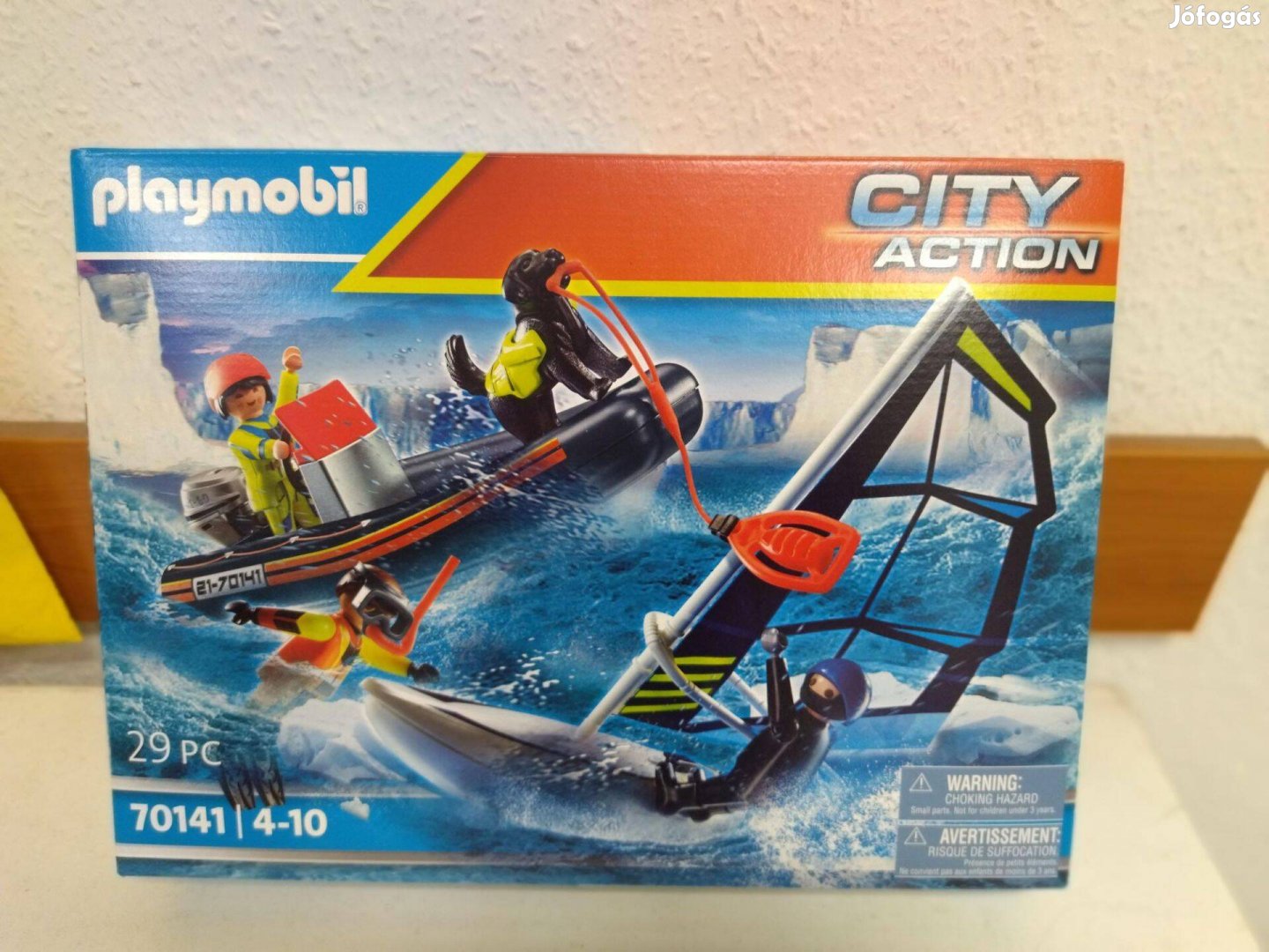 Playmobil 70141 Sarkvidéki mentés csónakkal új, bontatlan