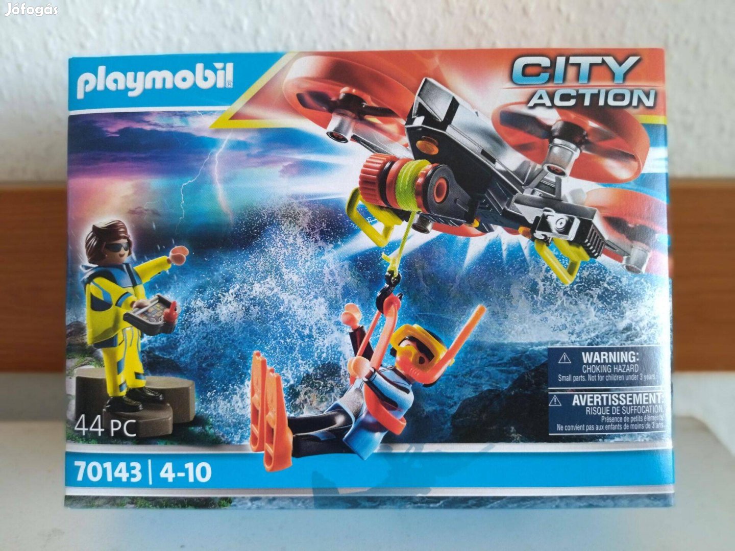 Playmobil 70143 Vízimentők Mentődrón új, bontatlan