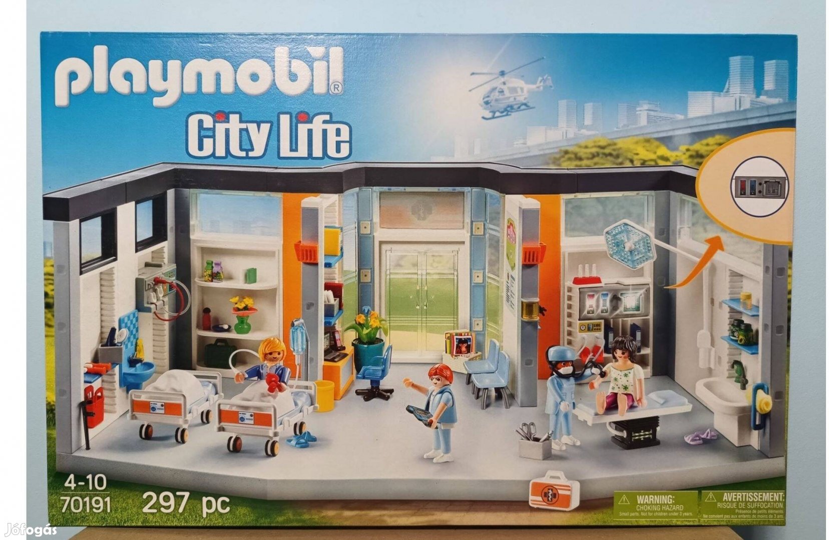 Playmobil 70191 Berendezett Kórházi Szárny Új Bontatlan