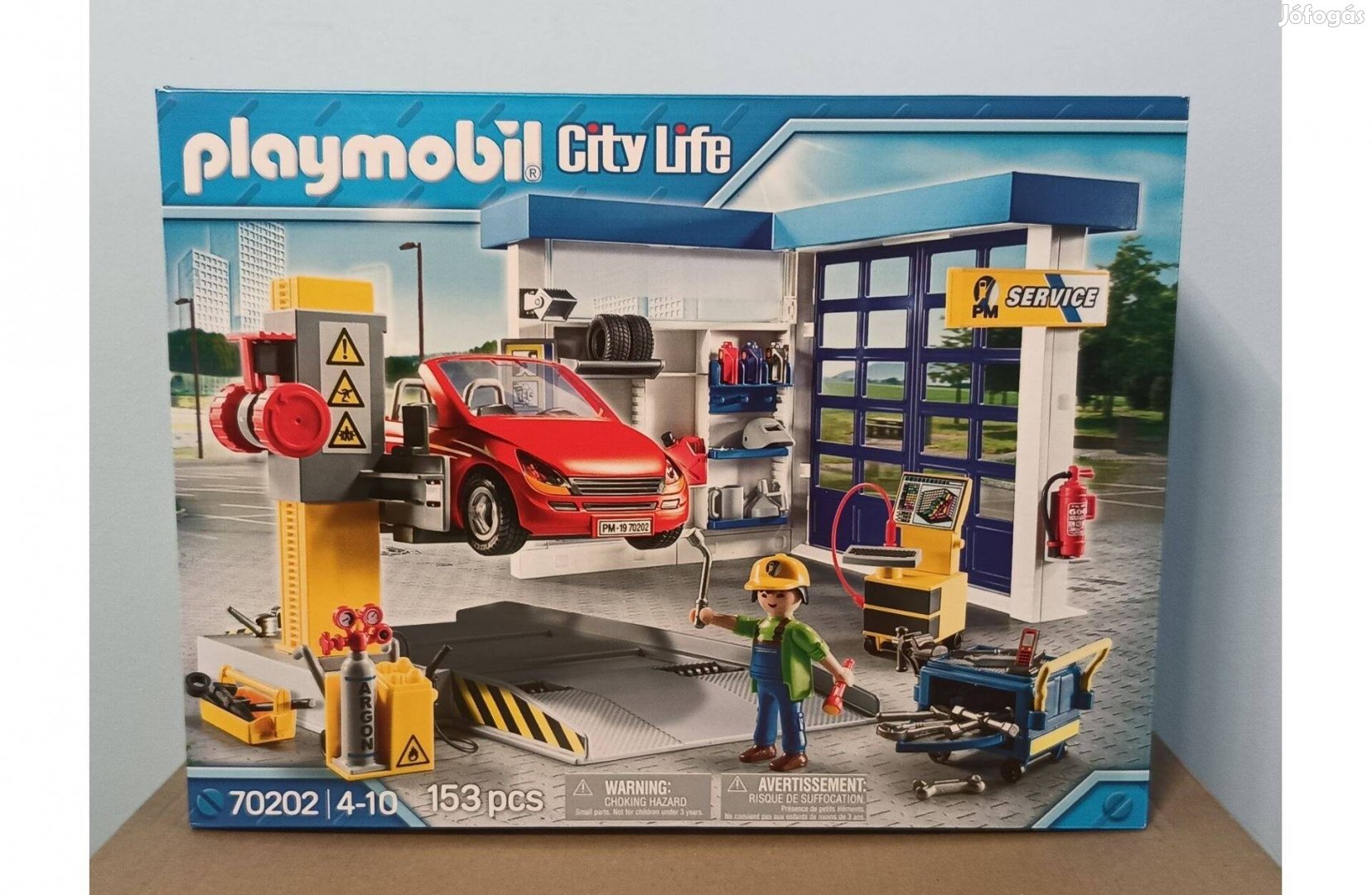 Playmobil 70202 Autó- és Motorszerelő Műhely Új Bontatlan