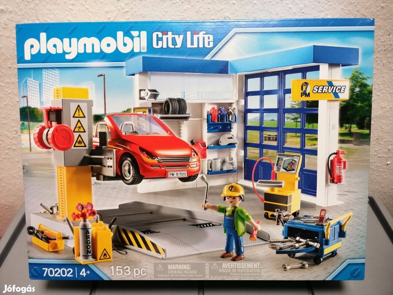 Playmobil 70202 Autószerelő műhely új, bontatlan