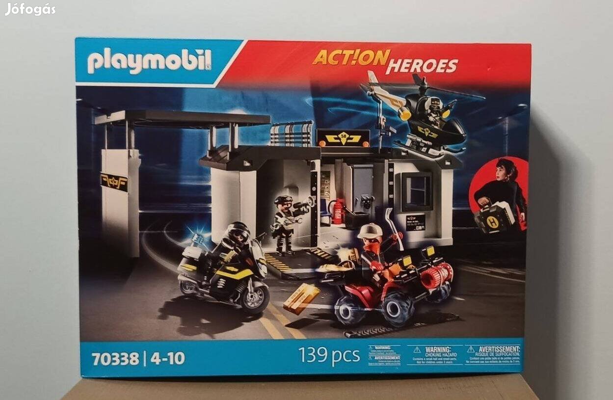 Playmobil 70338 Hordozható SWAT Rendőrségi Központ Új