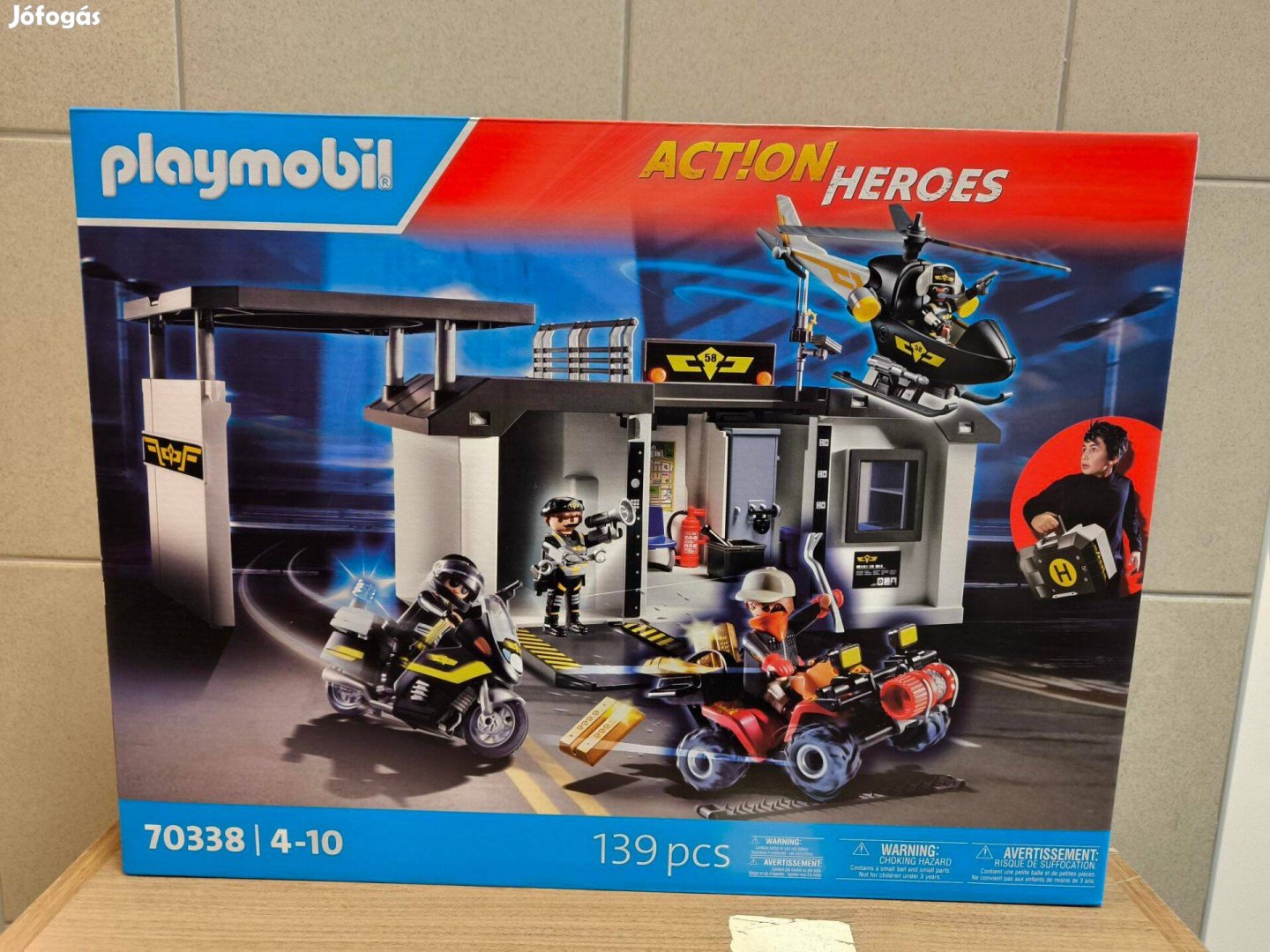 Playmobil 70338 Speciális egység hordozható SWAT központ új