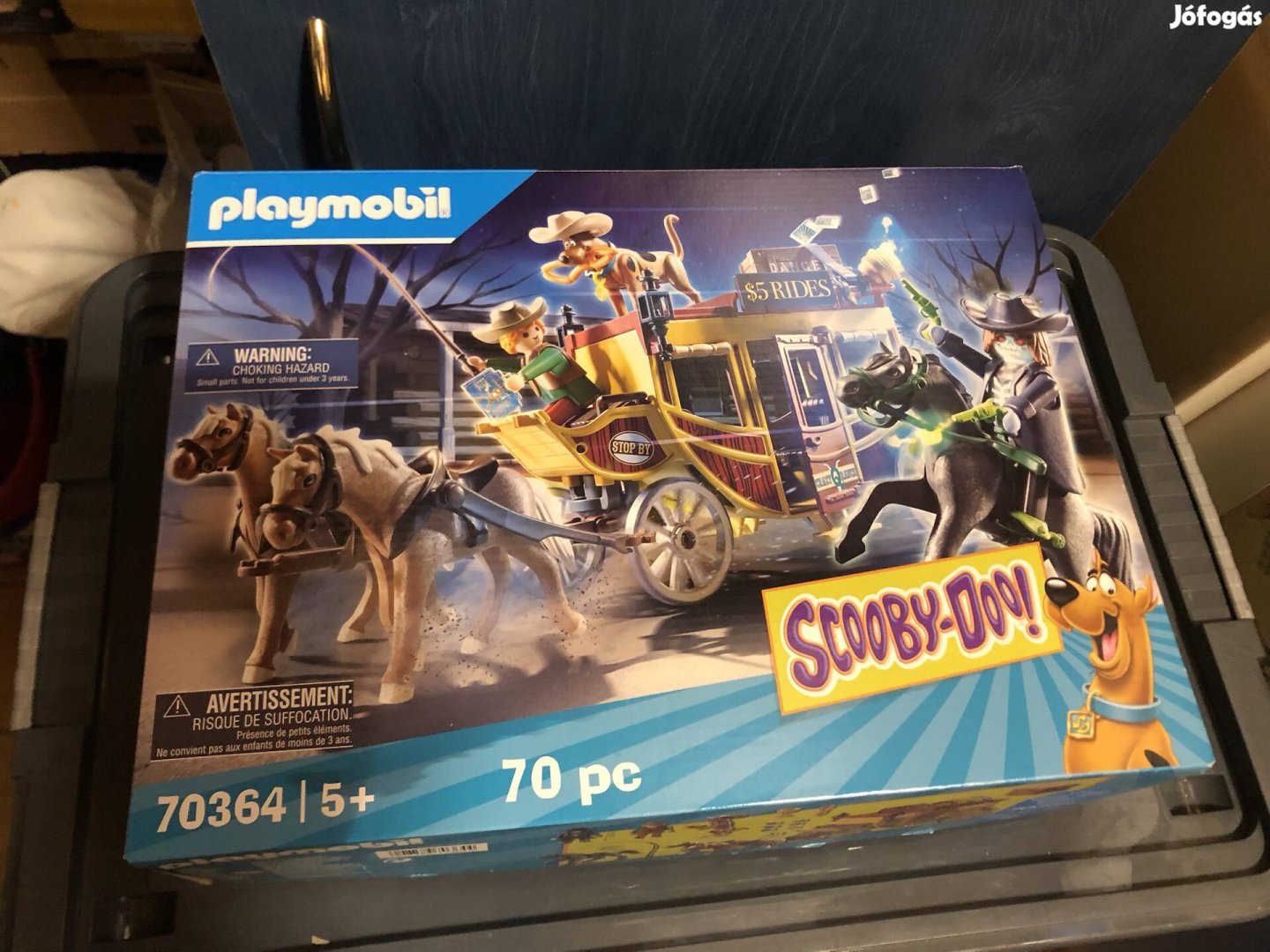 Playmobil 70364 scooby doo Lovaskocsi szekér western 