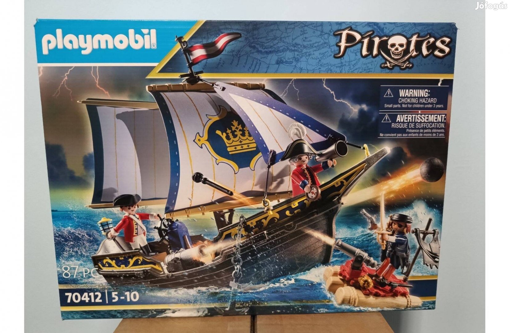 Playmobil 70412 Piros Zubbonyos Katonák Hajója Új Bontatlan