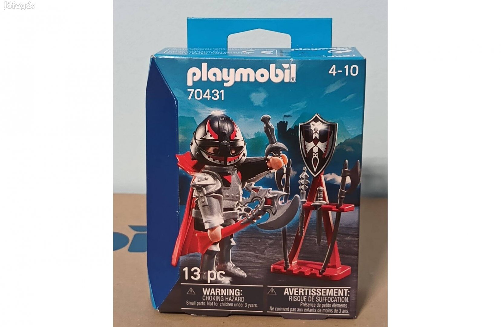 Playmobil 70431 Páncélos Lovag Fegyverállvánnyal Új Bontatlan