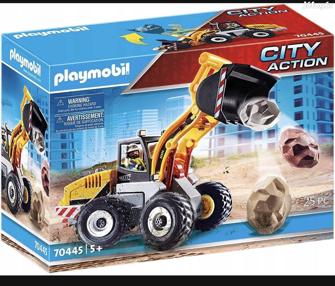 Playmobil 70445 rakodó gép 