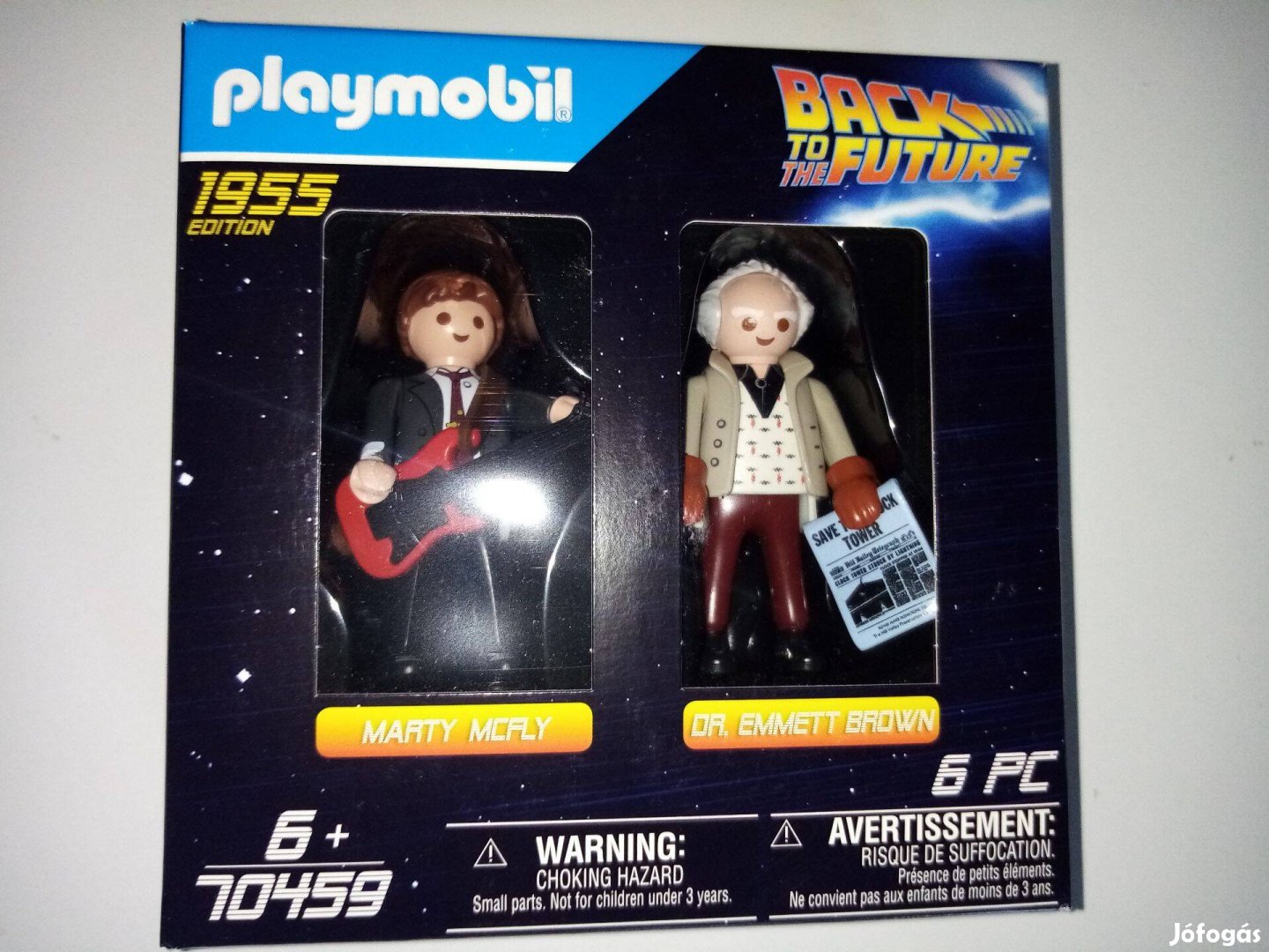 Playmobil 70459 Vissza a jövőbe Marty Mcfly és Dr. Emmett Brown - új