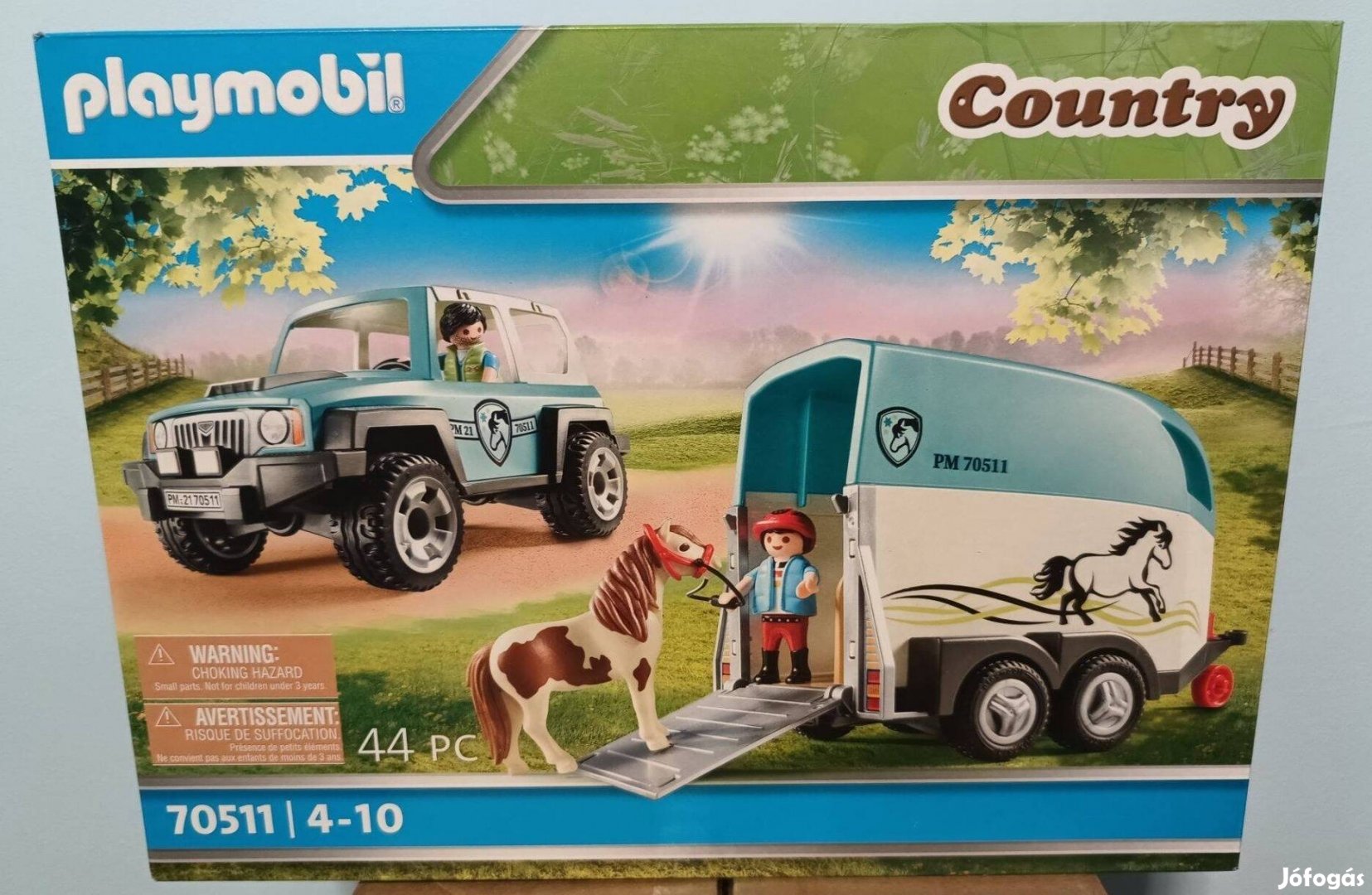Playmobil 70511 Terepjáró Pónilószállítóval Új Bontatlan
