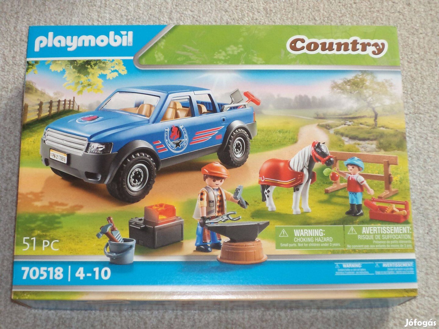 Playmobil 70518 Patkolókovács terepjáróval, új