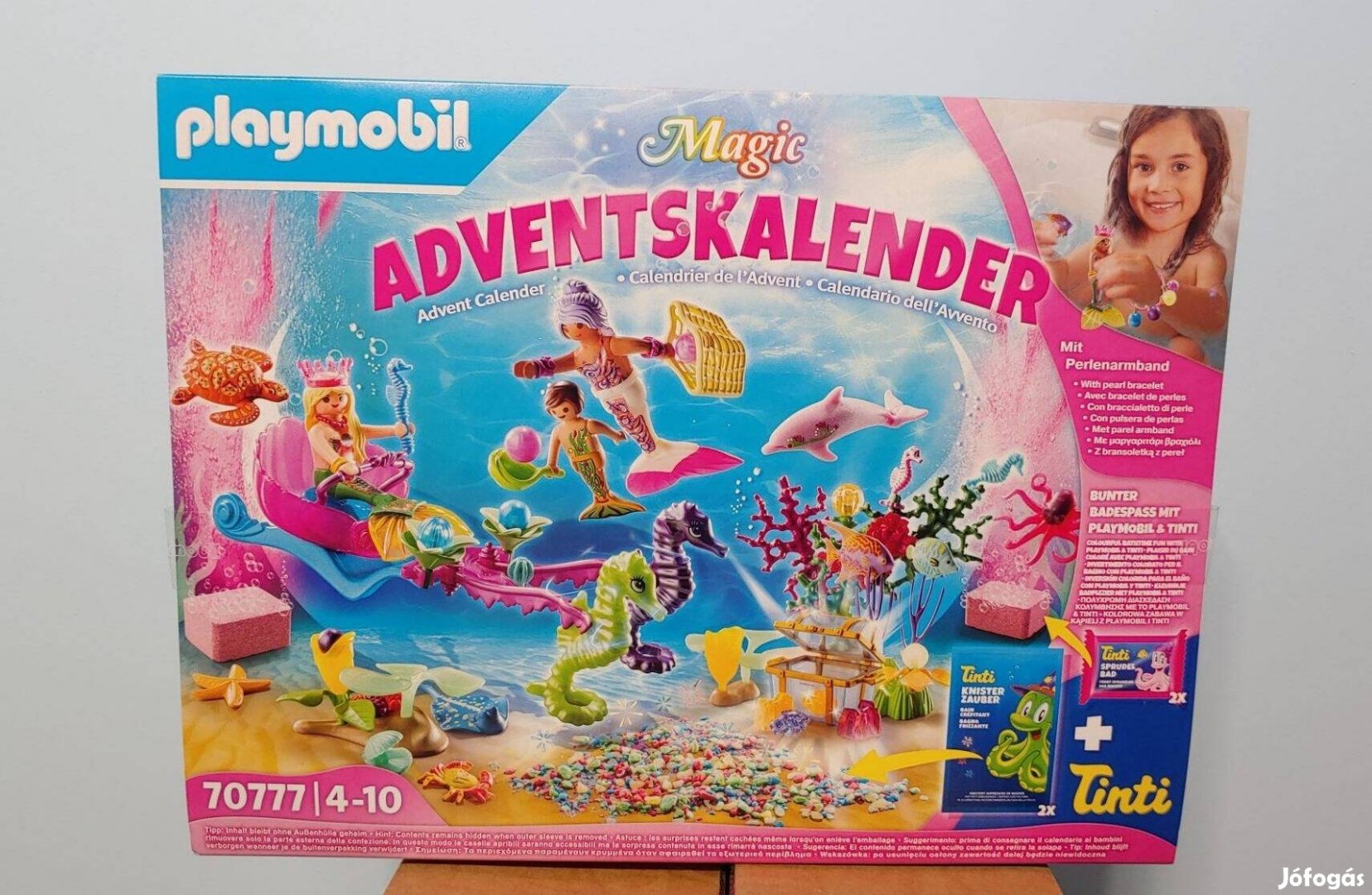 Playmobil 70777 Adventi Naptár Sellők Tengericsikó Hintóval