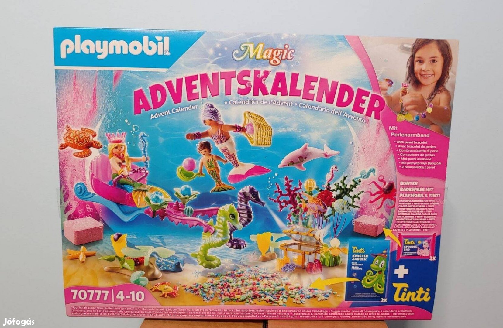 Playmobil 70777 Adventi Naptár Sellők Tengericsikó Hintóval Bontatlan