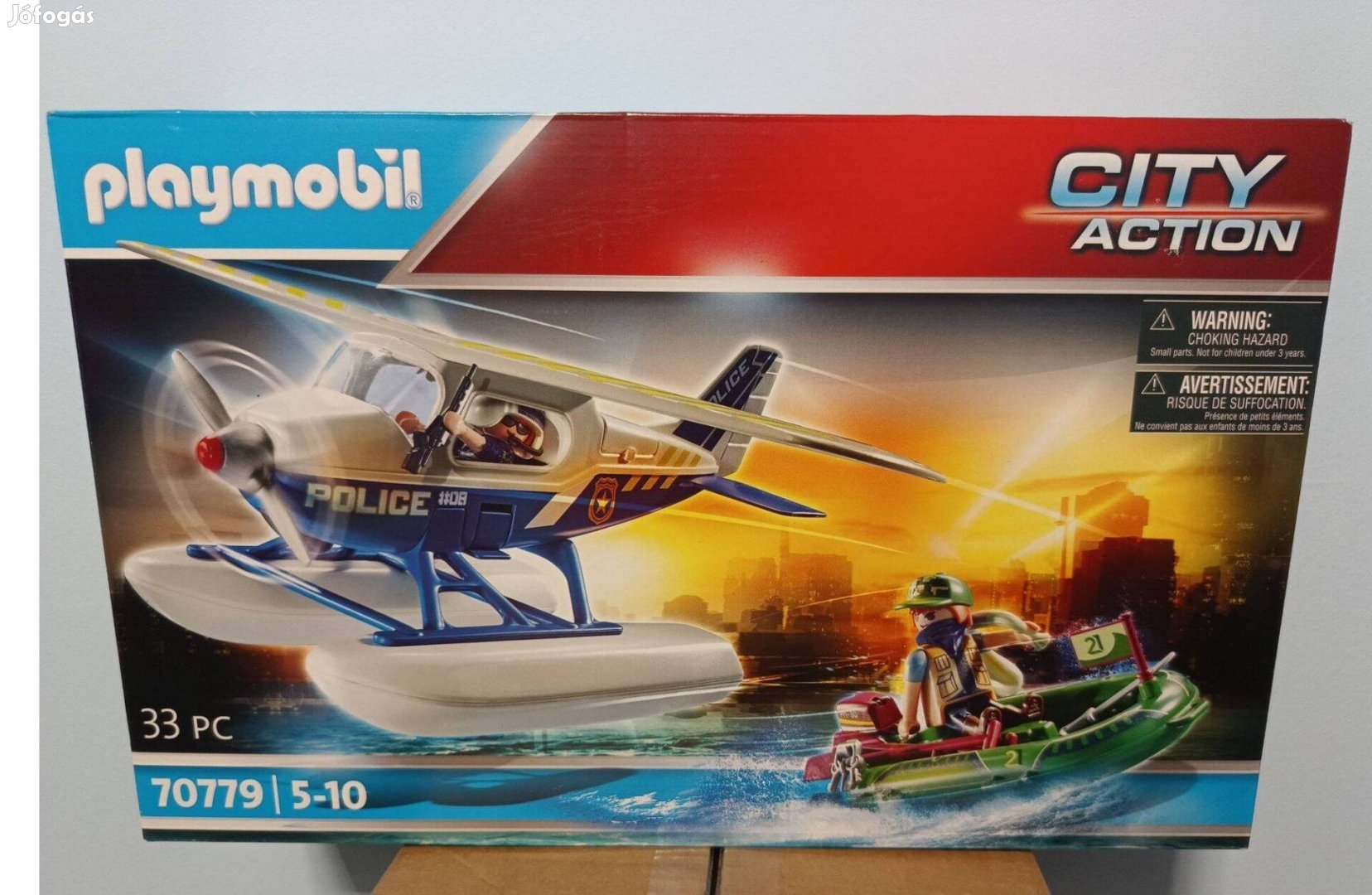 Playmobil 70779 Rendőrségi Hidroplános Üldözés Új Bontatlan