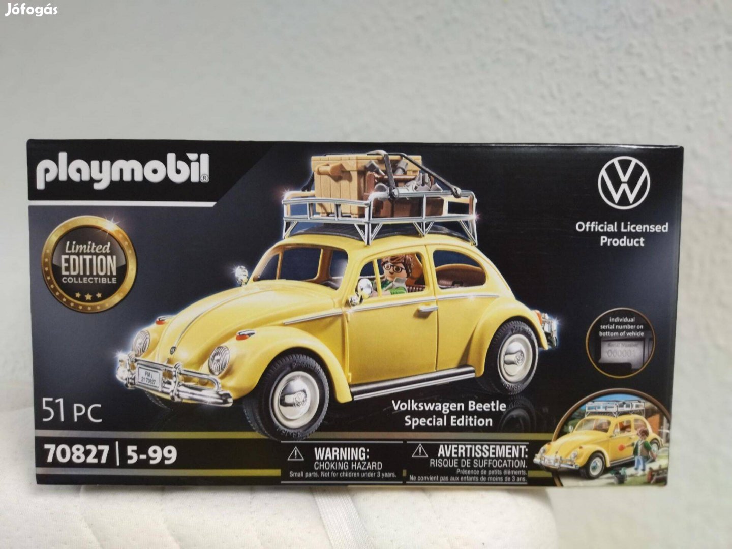 Playmobil 70827 Volkswagen Bogár limitált kiadás új, bontatlan