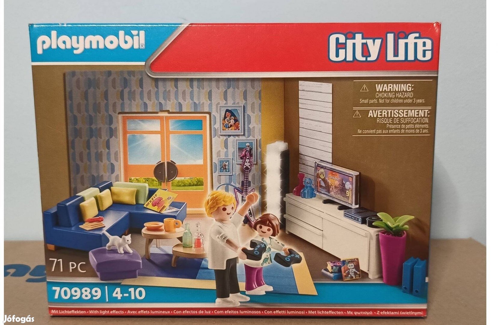 Playmobil 70989 Nappali Szoba Világító Lámpával Új Bontatlan