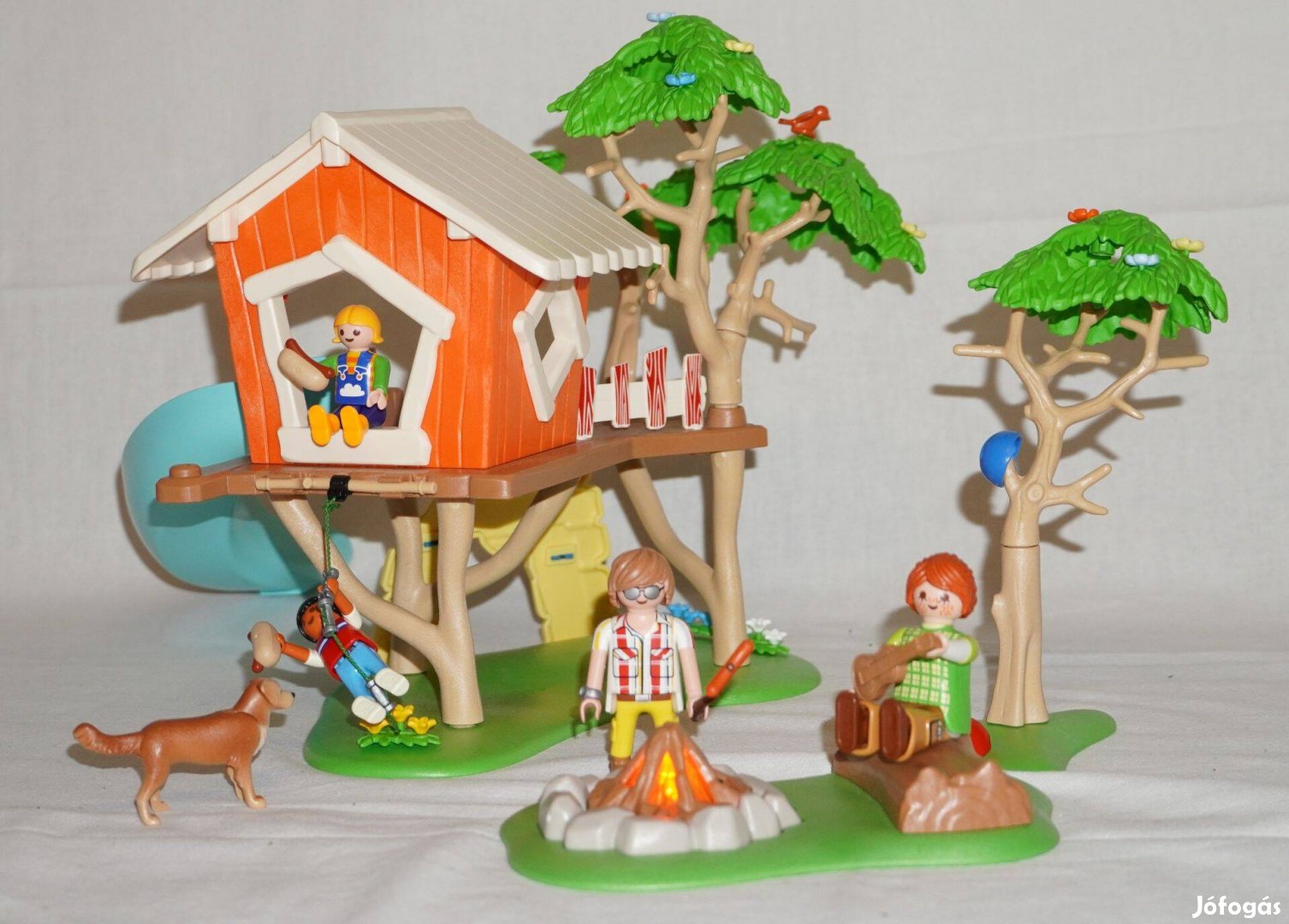 Playmobil 71001 - Kaland lombház csúszdával Playmobil lombház használt