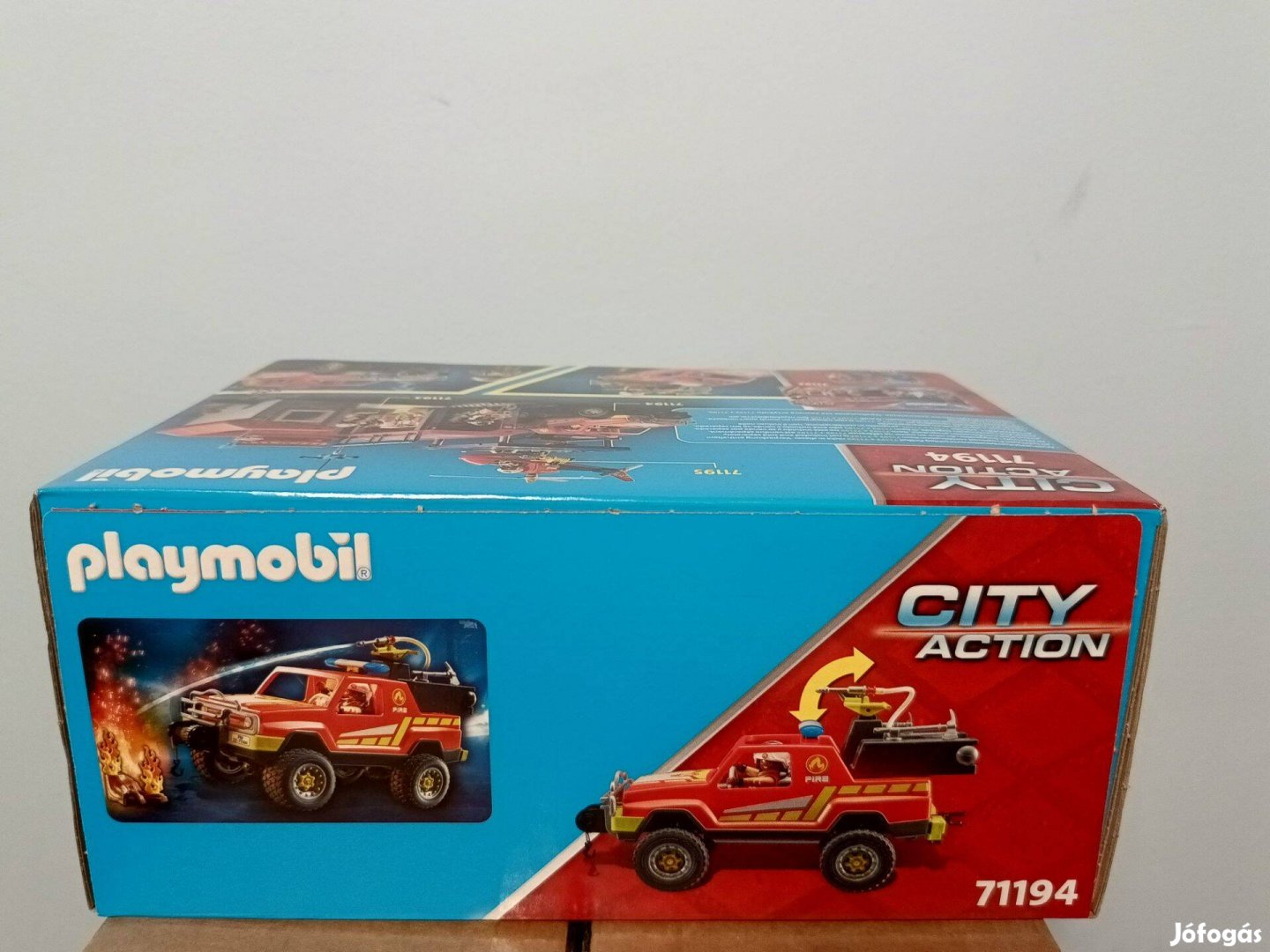 Playmobil 71194 Tűzoltóautó Fecskendővel Új Ingy. Száll. Bp-en - XV.  kerület, Budapest