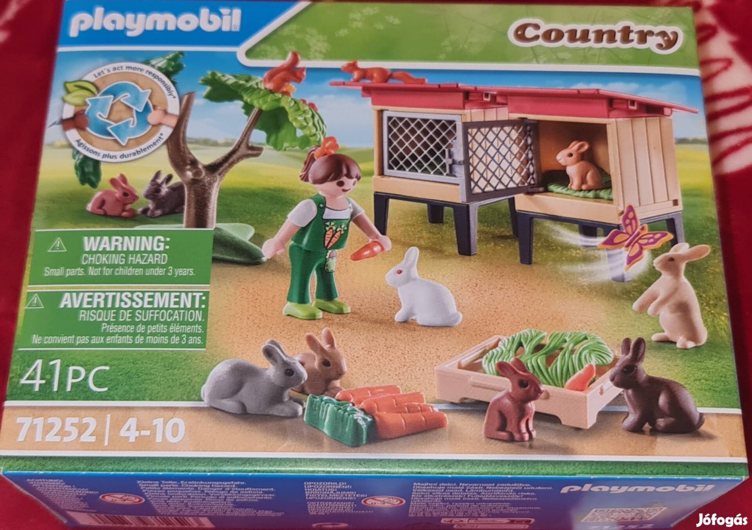 Playmobil 71252 nyúlfarm bontatlan