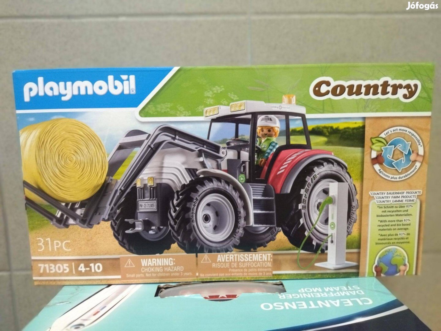 Playmobil 71305 Nagy traktor töltőállomással új, bontatlan