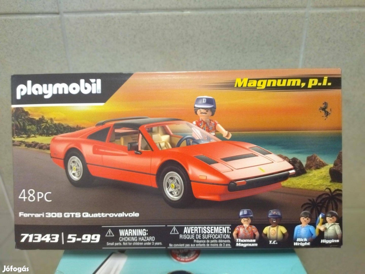 Playmobil 71343 Magnum Ferrari 308 GTS Quattrovalvole - foglalva!